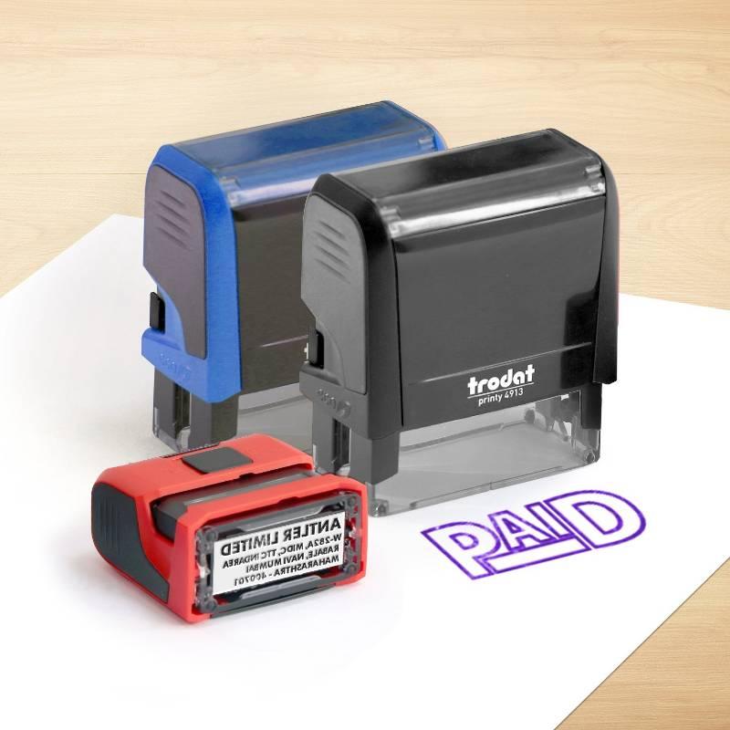Self Inking Rubber Stamp