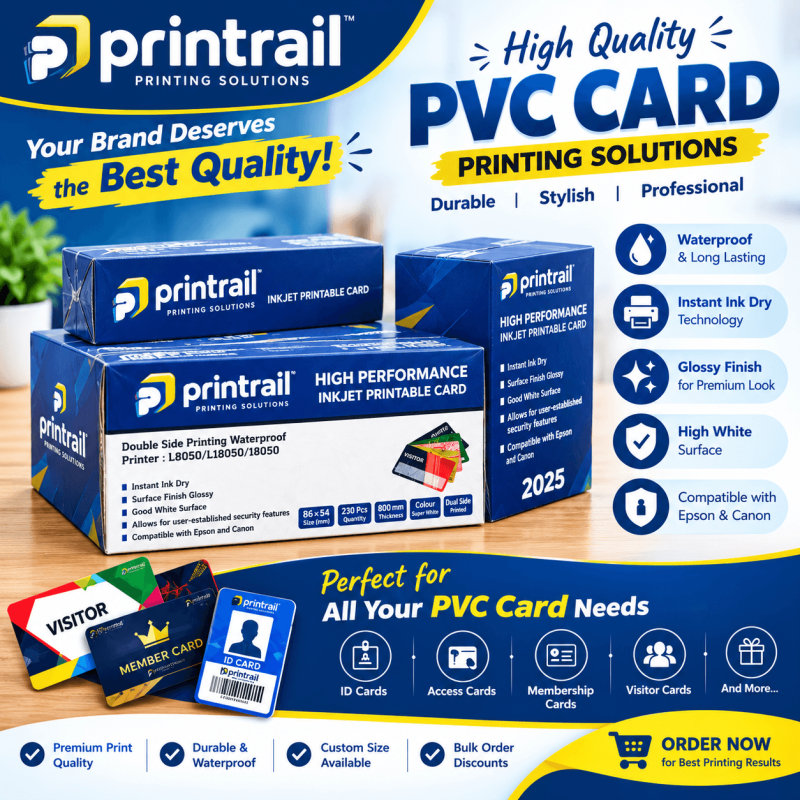 Blank White PVC Card | PVC Cards for Inkjet Printers